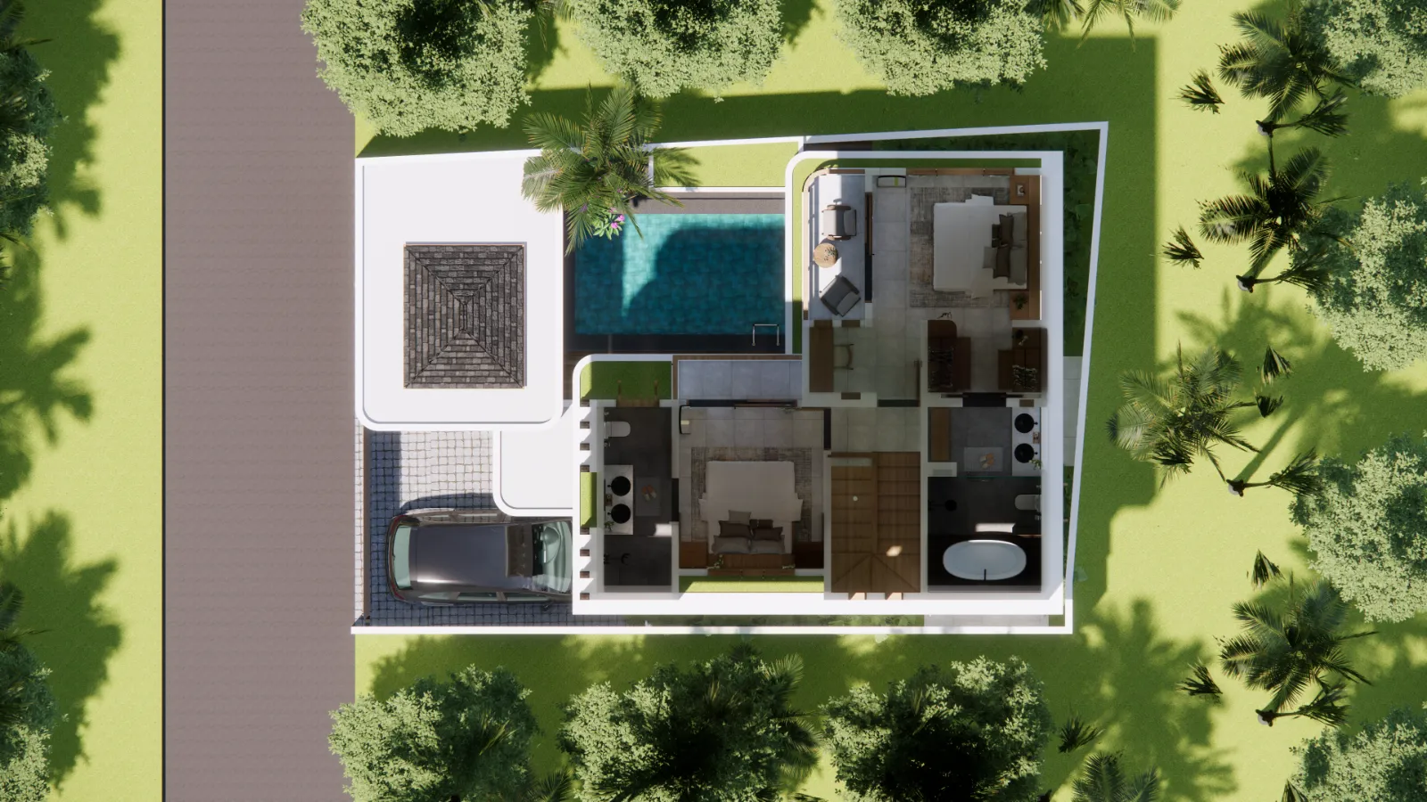 Viilla Pandawa Floor Plan (1)
